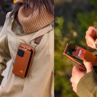 Sac étui pour iPhone sans mains + support + trépied pour prise de vue subjective