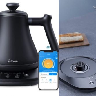 Bouilloire à col de cygne électrique WiFi compatible Alexa Govee