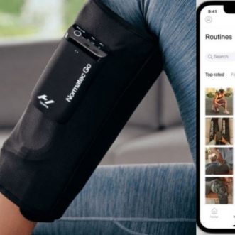 Manchons de compression de récupération connectés Hyperice Normatec Go avec application