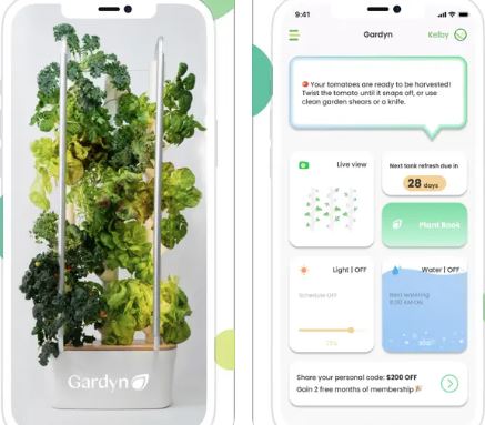 Jardin intérieur connecté Gardyn 3.0, alimenté par l’IA