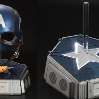 Enceinte Bluetooth 1:1 Killerbody Casque Captain America Portatif