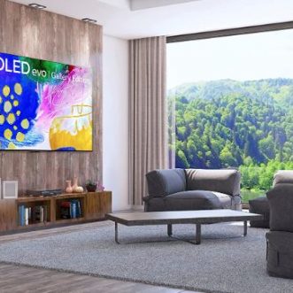 Téléviseur LG G2 97 pouces OLED evo Gallery Edition avec intelligence artificielle, HomeKit et AirPlay