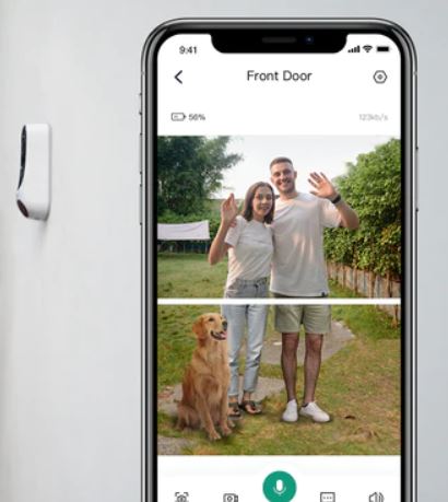 L’interphone vidéo à double caméra connectée Lindo avec application