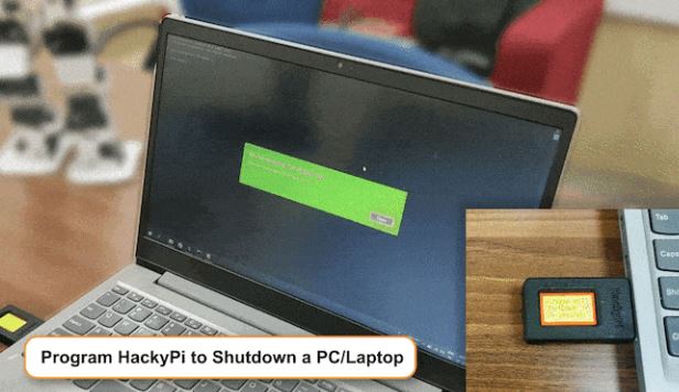 Outil d’hack éthique HackyPi pour Raspberry Pi sous Windows, Android et macOS