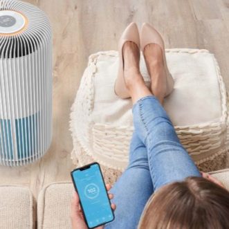 Purificateur d’air Intelligent PureZone Turbo avec commande iPhone et Alexa