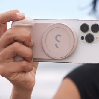 Pince magnétique pour iPhone avec chargeur de batterie intégré