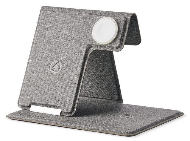 Station d’alimentation pliable 3 en 1 Case-Mate FUEL pour iPhone, Apple Watch et AirPods