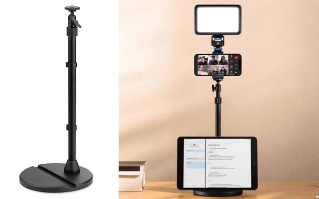 Support d’iPhone de bureau extensible Mini Mount d’Elgato pour les livestreamers et les podcasters