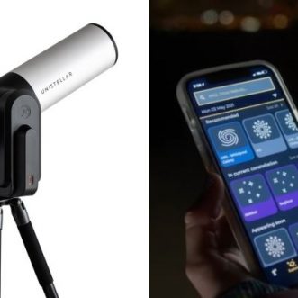 Télescope intelligent Unistellar eVscope 2 avec application et réduction intelligente de la pollution lumineuse