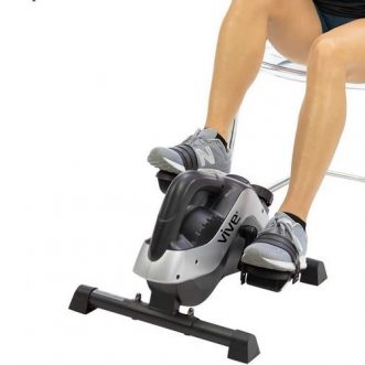 Vélo d’exercice sous-bureau compatible smartphone Vive