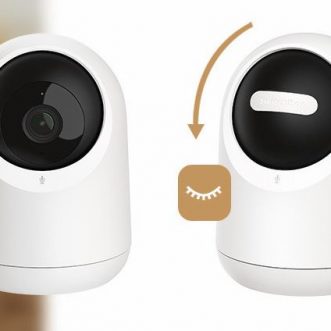 Caméra panoramique et inclinable SwitchBot de Wonderlabs avec masque de confidentialité