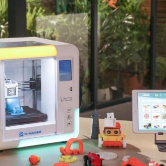 Imprimante 3D WiFi X-MAKER pour enfants avec application de gamification