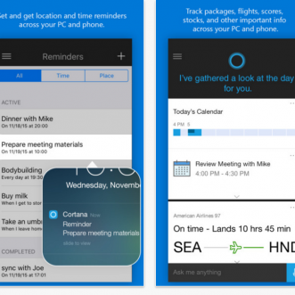 L’assistant personnel de Microsoft, Cortana, est désormais disponible sur l’App Store
