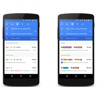 Mises à jour de Google Maps avec de meilleures données de trafic en temps réel