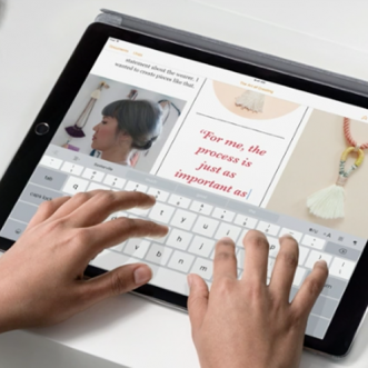 L’iPad Pro avec écran de 12,9 pouces et clavier intelligent sera lancé en novembre