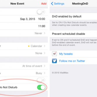 Planifiez automatiquement Ne pas déranger sur iOS pendant les événements du calendrier