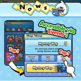 Yo-kai Watch Wibble Wobble propose un nouveau niveau mystère pour une période limitée