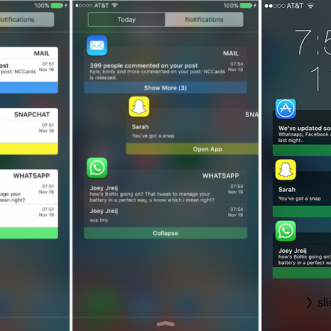 Personnalisez le Centre de notifications iOS avec cet utilitaire