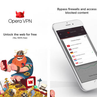 Obtenez un service VPN pour iPhone gratuit avec Opera VPN