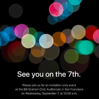 Apple envoie des invitations à un événement médiatique le 7 septembre