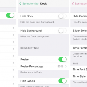 Springtomize 3 mis à jour pour la personnalisation d’iOS 9
