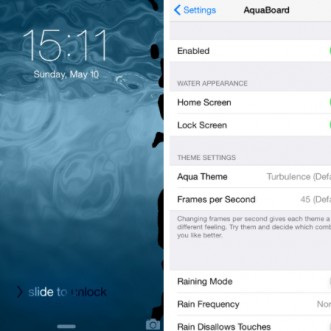 Liquéfiez l’écran d’accueil de votre iPhone avec AquaBoard