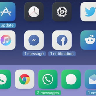 Remplacez les badges rouges d’iOS par des étiquettes personnalisées