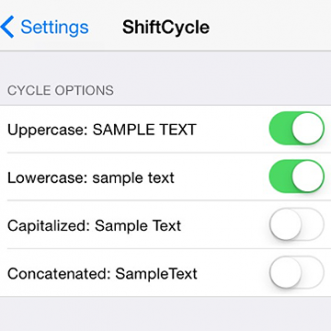 Maîtrisez la touche de décalage sous iOS avec ShiftCycle
