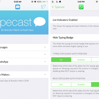 Améliorer la saisie en direct et les accusés de réception dans les applications de messagerie