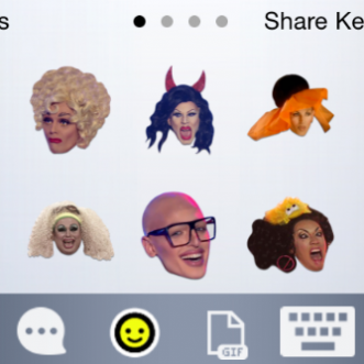 Application iOS de la semaine : le clavier de RuPaul’s Drag Race
