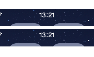 Cachez le pourcentage de batterie iOS avec cet astuce