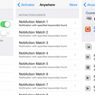 Utilisez des mots-clés de notification pour déclencher des actions Activator