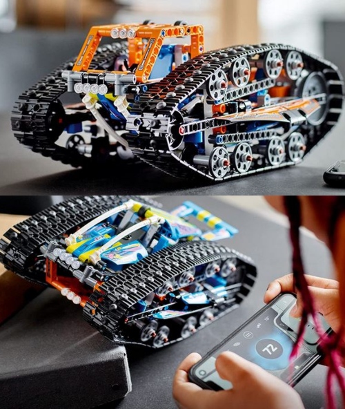Véhicule de transformation contrôlé par application LEGO Technic