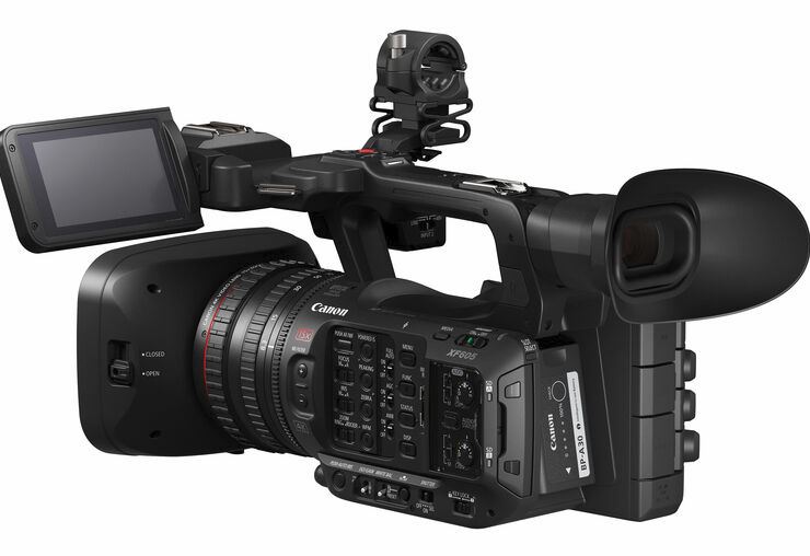 Appareil photo professionnel 4K UHD Canon XF605 avec application iPhone