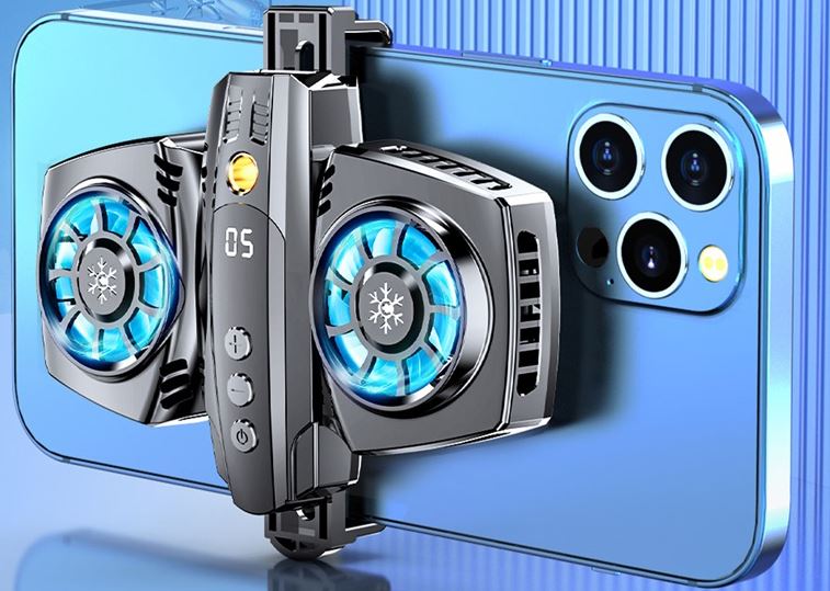 Ventilateur de refroidissement double Bakeey K4 pour iPhone et Android