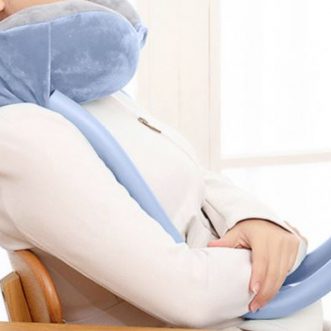 Oreiller de cou 2 en 1 avec support pour iPhone