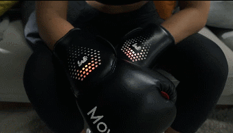 Gants de boxe connectés Move It pour smartphone