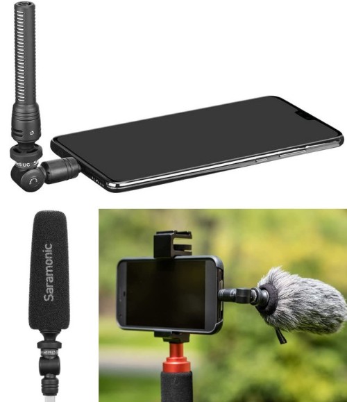 Microphone cardioïde USB-C Saramonic SmartMic5 UC pour iPad et Android