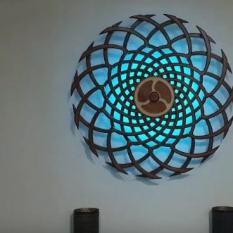 Sculpture cinétique Bluetooth Oorja Wheel