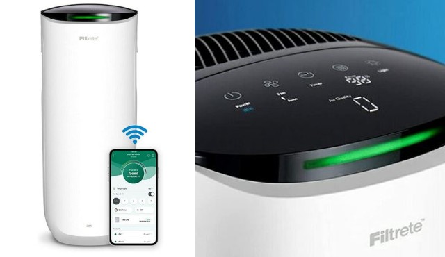 Purificateur d&rsquo;air intelligent Filtrete App avec prise en charge d&rsquo;Alexa