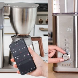 Cafetière à gouttes de spécialité avec prise en charge d&rsquo;Alexa/Google Home