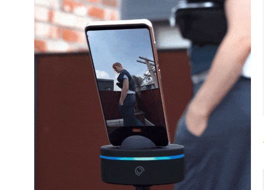 Support de suivi automatique pour vidéo smartphone avec IA