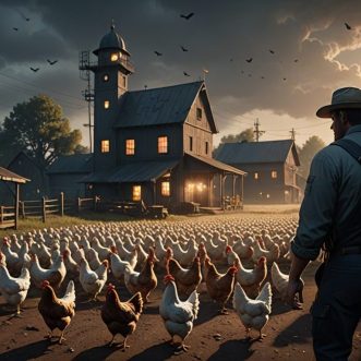 Conduisez les animaux à l&rsquo;abattoir dans Fat Chicken, un titre de tour de défense inversée