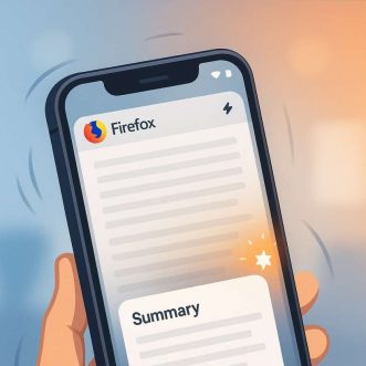 Le nouveau truc « Secouer pour résumer » de Firefox sur iOS 26 : comment ça marche