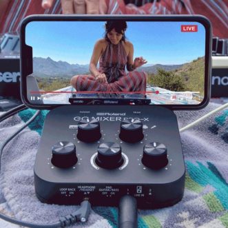 Mélangeur audio Roland GO:MIXER PRO-X pour smartphones