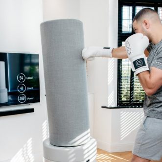 Studio de boxe intelligente Boxx avec entraînement via application