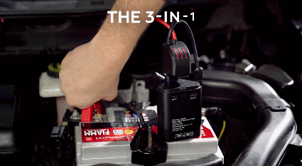 Batterie portable pour smartphone, démarreur de voiture et aspirateur