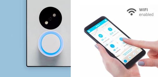 Capteur intelligent de qualité d&rsquo;air compatible avec Alexa et SmartThings